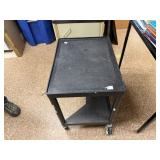 Small Rolling Media Cart