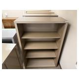 Metal Bookshelf with 3 Adjustable Shelves