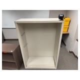 White Book Case w/Shelves- Pencil Sharpener on Top