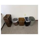 Assortment of Waste-Paper Bins (9)