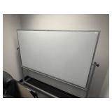 Free Standing White Board, Double Sided 6 foot