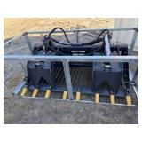 Skid Steer Brush Bucket w/ Grapple