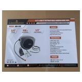 1/2' x 100 Foot Garden Hose Reel, Retractable