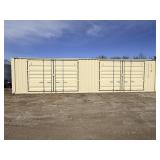 40' Shipping Container w/ Side Doors