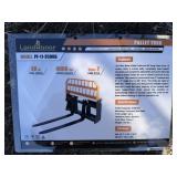 Hydraulic Adjust Skid Steer Pallet Forks