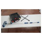 Scrub Brush & Oil Catch Pan