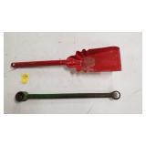 Tire Wrench (John Deere?), Red Shovel
