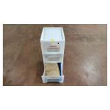 Drawer Unit w/Fabric, Burlap, & Cord