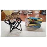 Folding Stool & Air Mattress
