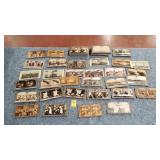 Vintage Stereoview Card Slides (Large Lot)