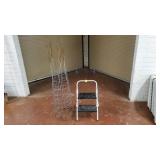 Step Stool & Tomato Cages