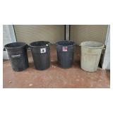 Assorted Large Garbage Cans NO LIDS