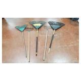 5 Assorted Leaf & Garden Rakes