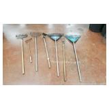 Assorted Rakes & Garden Tools