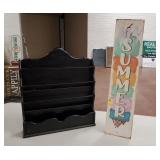 Summer Sign & Literature Rack
