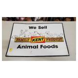 Tin Kent Feed Sign