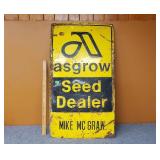 Metal Asgrow Dealer Sign
