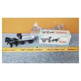 Texaco Horse & Tanker Die Cast Locking Coin Bank