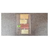 Vintage Tickets & Season Passes