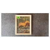 Framed Horse Print