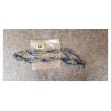 Shades of Blue Vintage Lace Necklace