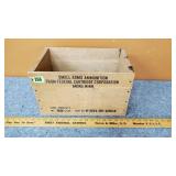 Vintage Federal Wooden Ammo Box