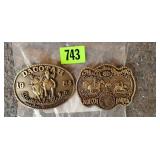 Dacotah Stampede & North Dakota Rodeo Buckles