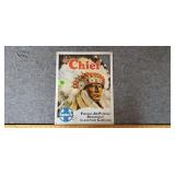 Metal Santa Fe Railroad/Chief Sign
