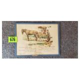 1st National Bank Advert. Print "Har