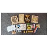 Assortment of Vintage Items Mother Goose Book, Etc