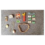 Vintage Advertising Gum, Pez, Cameo Necklaces, etc