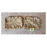 Vintage Metal Trinket Ashtrays. PA & OH