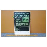 Hot Spark Fencer Service Sign