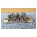 Vintage Flax Hetchel or Wool Comb