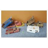 Assorted Vintage Toy Vehicles