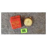 Vint Advertising Pioneer Hatchery & Pocket Watch