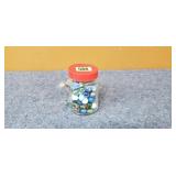 Vintage Marbles in Jar