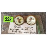 Bridle Rosettes - Pitts Threshers Omaha