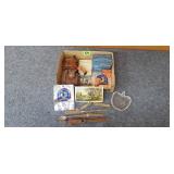 Assortment of Vintage Items; Pipe Tobacco Tin,