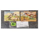 1946 Huron SD Pheasant Postcards--G-T Brain Co.