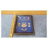 Framed US Military Medals, Awards