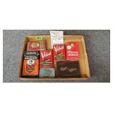 Assortment of Vintage Tobacco Tins & Cigar Boxes