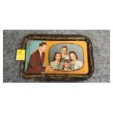 Lawrence Welk & the Lennon Sisters Tin Tray
