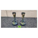 (2) Roseville #175 - 7' Vases