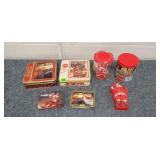 Coca-Cola Puzzles & Playing Cards in Tins