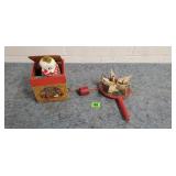 Vintage Jack-in-the-Box & Goose Toys