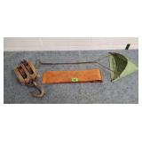 Montevideo MN Dustpan, Wooden Pulley, Copper Piece