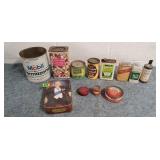 Several Vintage Tins