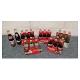 Several Coca-Cola Glass Bottles--Several Full