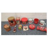 Several Coca-Cola Collectibles